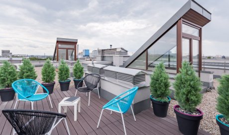 Réalisation de l'étanchéité sur le toit-terrasse d'une entreprise Lyon